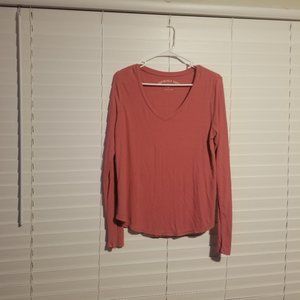 Seriously Soft American Eagle V-Neck Long Sleeve